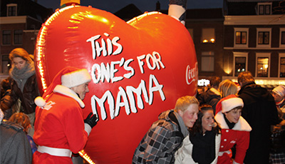 Inflatable reclame Coca Cola